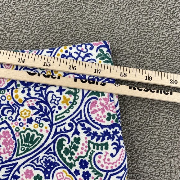 Boden Jacquard Paisley Print Casual Short Womens Size 12 High Rise Stretch Multi - Picture 7 of 10